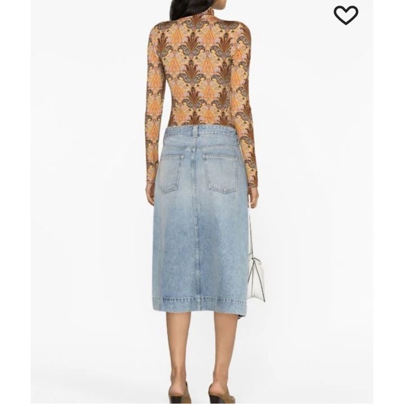 ETRO patchwork print turtleneck long sleeve top - Picture 6 of 6